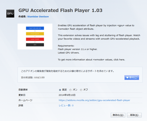 GPU Accelerated Flash Player スクリーンショット