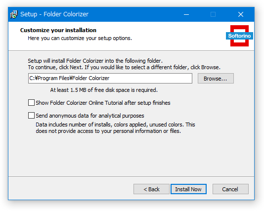 Customize your installation
