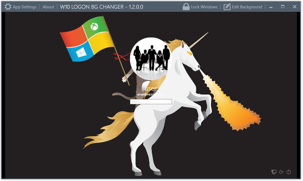 Windows 10 Login Screen Background Changer