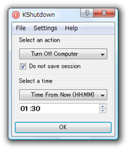 KShutdown �X�N���[���V���b�g