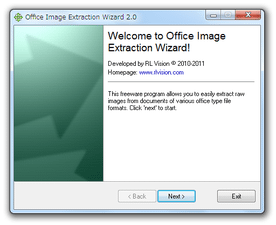 Office Image Extraction Wizard スクリーンショット