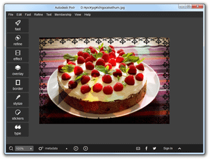 Autodesk Pixlr スクリーンショット