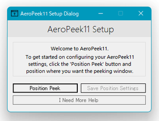 AeroPeek11 スクリーンショット