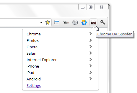 User Agent Switcher For Chrome のダウンロードと使い方 ｋ本的に無料ソフト フリーソフト