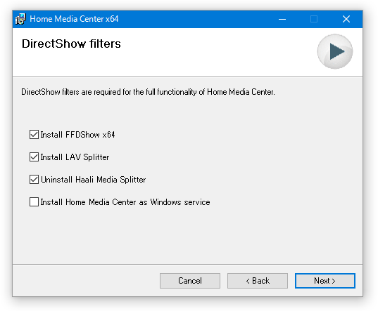 DirectShow filters