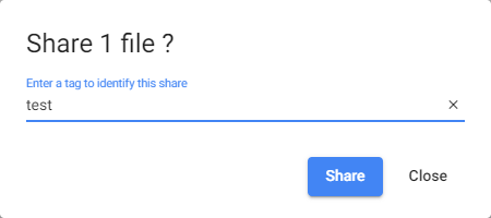 Share 〇 file ?