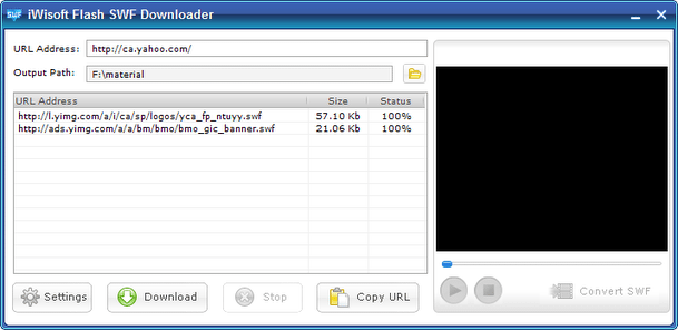 iWisoft Flash SWF Downloader