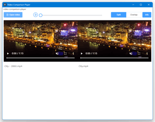 Video Comparison Player スクリーンショット