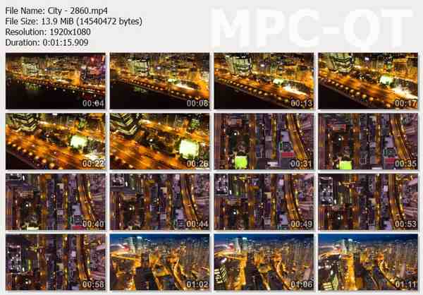 動画内の場面をサムネイル一覧でまとめた画像