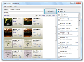 Album Art Downloader スクリーンショット