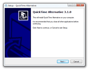QuickTime Alternative スクリーンショット