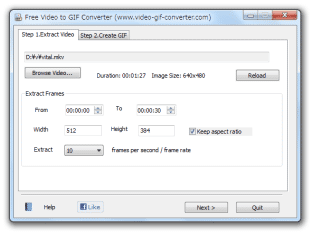 Free Video To Gif Converter ｋ本的に無料ソフト フリーソフト