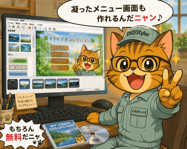 凝ったメニュー画面を作る k本的キャット君