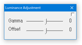 Luminance Adjustment