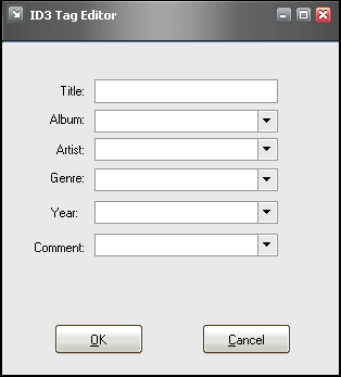 ID3 Tag Editor