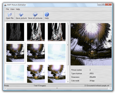 SWF Picture Extractor スクリーンショット