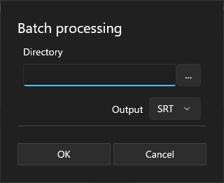 Batch processing