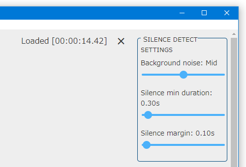 SILENCE DETECT