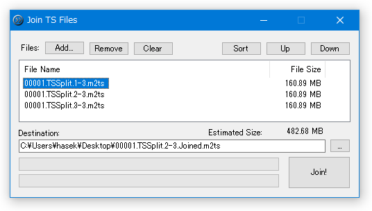 Join TS Files