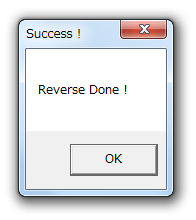 Reverse Done !