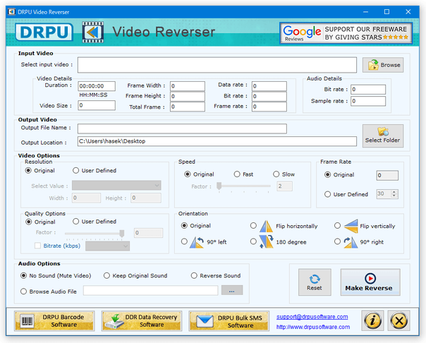 DRPU Video Reverser