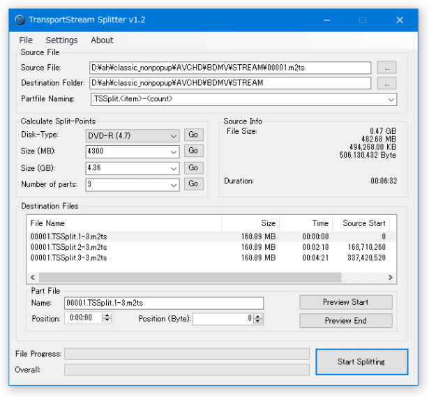 TSSplitter