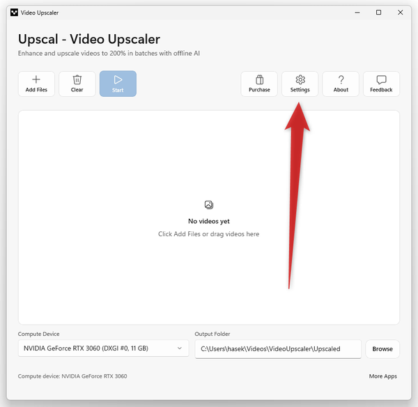 「↓このテキストボックスにD＆Dして結合順に動画を並べる」欄に、結合対象のファイルをドラッグ＆ドロップする