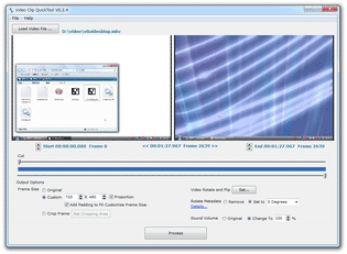 Video Clip QuickTool スクリーンショット
