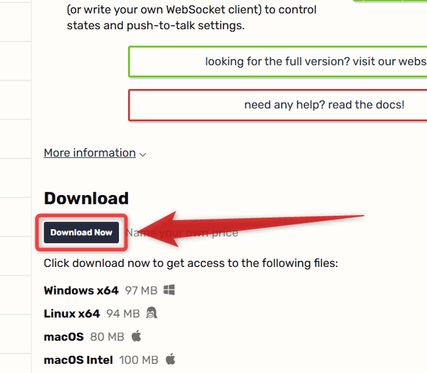 「Download Now」ボタンをクリックする