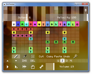 PixiTracker スクリーンショット