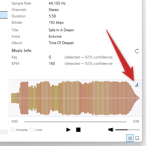 色分けの ON / OFF は、