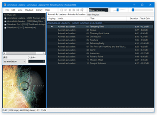 foobar2000 スクリーンショット