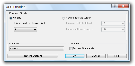 OGG Encoder