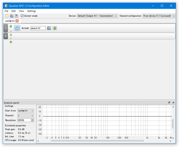 Equalizer APO Configuration Editor