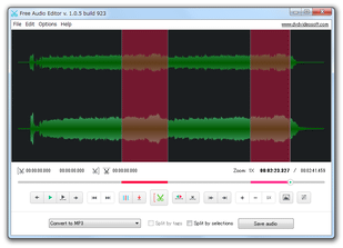 Free Audio Editor のダウンロードと使い方 ｋ本的に無料ソフト フリーソフト