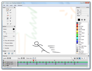 Pencil2D Animation スクリーンショット