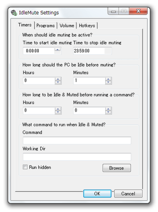 IdleMute スクリーンショット