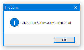 「Operation Successfully Completed!」