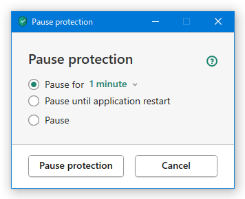 Pause protection