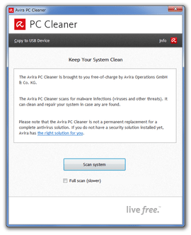 Avira PC Cleaner スクリーンショット