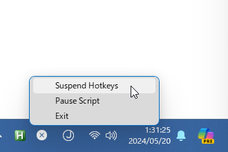 Windows Shortcut Privacy-HotKey スクリーンショット
