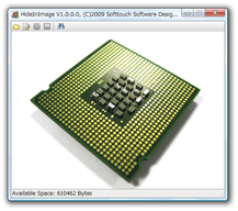 HideInImage スクリーンショット