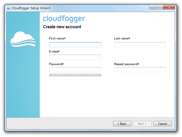 Create new account