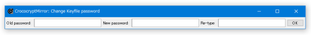 CrococryptMirror: Change Keyfile password