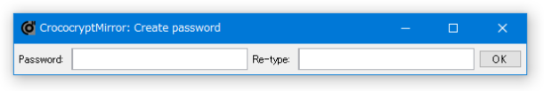 CrococryptMirror: Create password