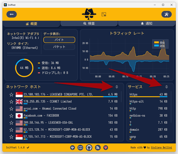 表示順を変更することもできる