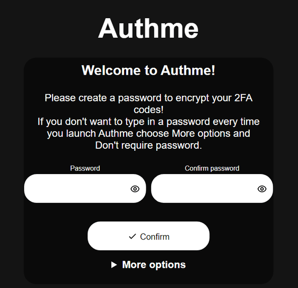 Welcome to Authme！