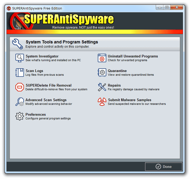 System Tools and Program Settings