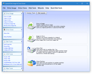 Lazesoft Disk Image & Clone スクリーンショット