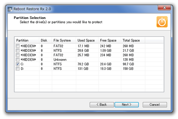 Partition Selection